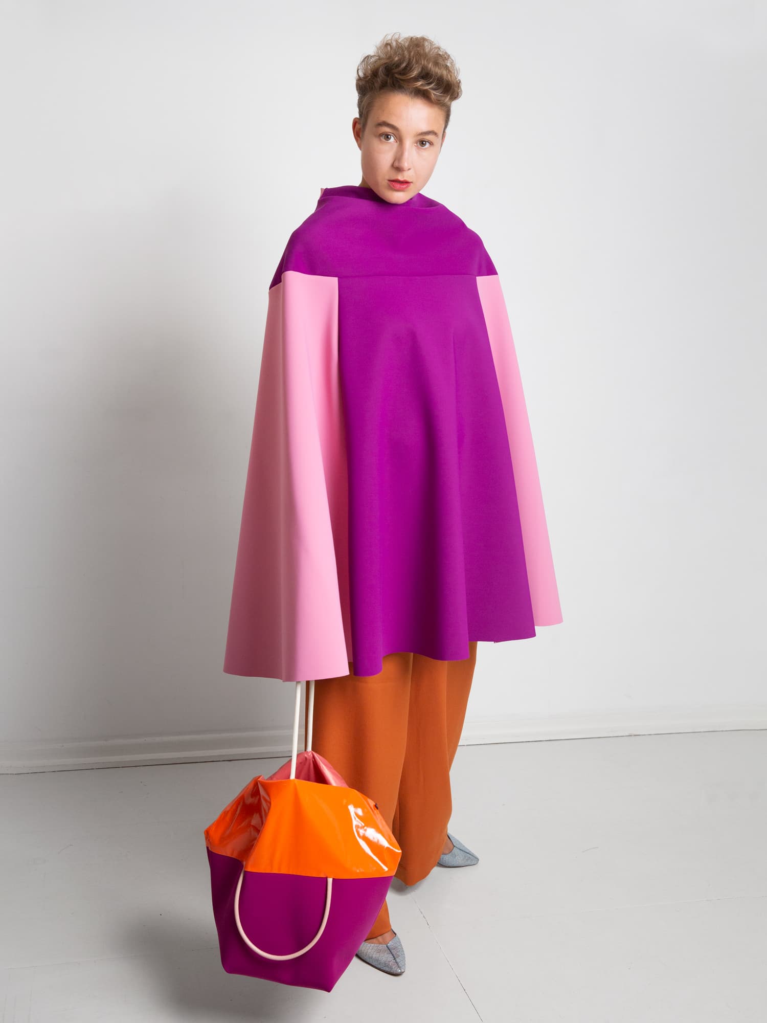 Betty (fuchsia/rosa) mit Tasche Nancy