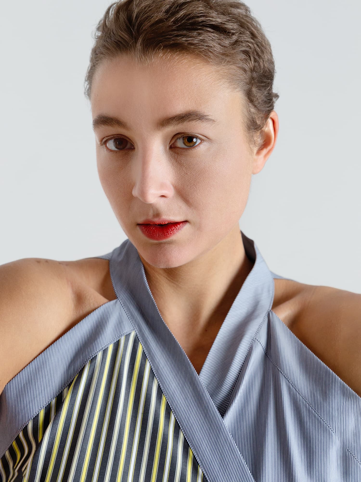 Mathilda (gelb/grau/gestreift)